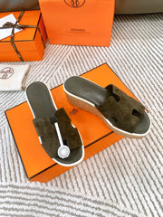 EZE 65 SANDAL ARMY SUEDE