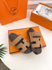 KOS CLOG IN PEANUT BROWN SUEDE