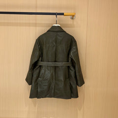 MAX MARA 25S LEATHER JACKET 046