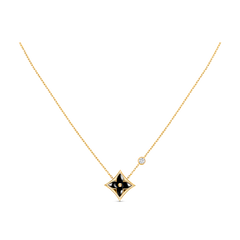 STAR BLACK MOP NECKLACE