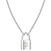 LV CHARITY LOCK NECKLACE