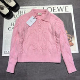 CELINE 25S EMBROIDERED ROUND-NECK SWEATER 0060