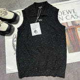 CHANEL 25S SLEEVELESS KNIT VEST 373