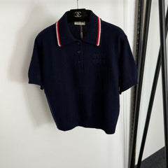 MIUMIU KNIT POLO SHIRT STYLE 396