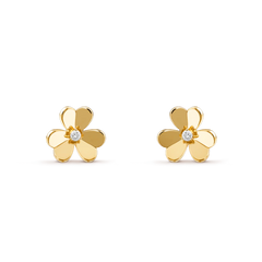 FRIVOLE GOLD FLOWER EARRINGS
