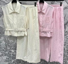 Loewe 25 Vest Suit Cotton Linen