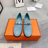 Destin Loafer Suede Light Blue