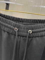 LV CASUAL SHORTS DARK GRAY COTTON STRETCH FABRIC 239610