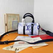 LV KEEPALL XS 21 MONOGRAM WATER COLOR BLUE CANVAS