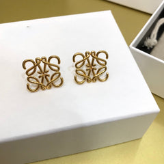 ANAGRAM GOLD EARRINGS