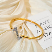 VOLTE UPSITE DOWN GOLD DIAMOND BRACELET