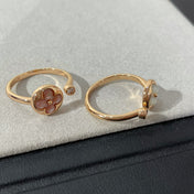 SUN 1 DIAMOND PINK MOP RING