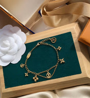 LV BLOOMING PINK GOLD MOP BRACELET