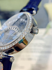 LADY ARPELS LOVER BRIDGE BLUE CROCODILE