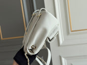 SMALL BACKPACK 20.5 WHITE GRAINED CALFSKIN