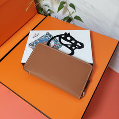 HM Zipper Wallet 20 Tan Epsom