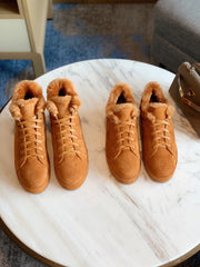 LP WINTER NUAGES SNEAKERS CARAMEL LAMBSKIN