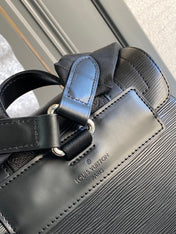 LV x SUPREME CHRISTOPHER SMALL BACKPACK 47 IN BLACK EPI CALFSKIN