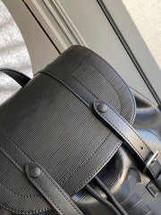 LV x SUPREME CHRISTOPHER SMALL BACKPACK 47 IN BLACK EPI CALFSKIN