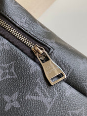 BACKPACK 40 IN GUN METAL MONOGRAM ECLIPSE CANVAS