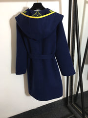 LV 25S BELTED WOOL COAT 0143