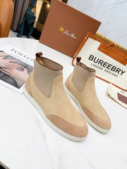LP CHARMS ANKLE BOOTS BEIGE CASHMERE FABRIC