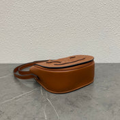 FOLCO CUIR TRIOMPHE 18 IN RED BROWN CALFSKIN