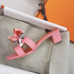 0asis Sandal Epsom Calfskin Rose