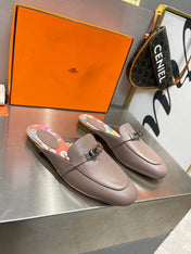 0Z MULE ASH CALFSKIN WITH PATTERN