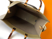 Fend Sunshine Medium Bag 35 Olive Leather