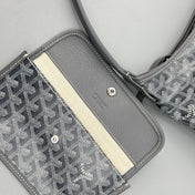 HOBO BOHÈME 34 IN GREY GOYARDINE CANVAS AND CALFSKIN