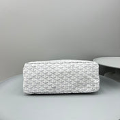 HOBO BOHÈME 34 IN WHITE GOYARDINE CANVAS AND CALFSKIN