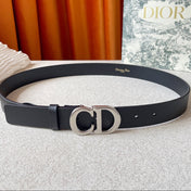 DIOR 25S BELT 30 MM IN BLACK CALFSKIN 594060