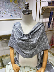 GUCCI 25S SCARF 200 IN CASHMERE SILK 706564
