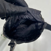 PHONE BAG 18 IN BLACK RE-NYLON