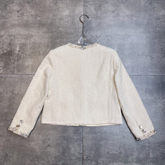 CHANEL 25S EMBELLISHED TWEED JACKET 395