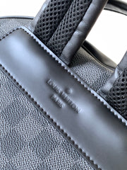 BACKPACK 40 IN BLACK MONOGRAM LAMBSKIN