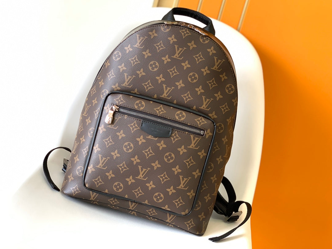 BACKPACK 40 IN BROWN MONOGRAM LAMBSKIN