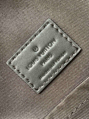 DEAN BACKPACK 42 IN BLACK AND BROWN MONOGRAM CANVAS