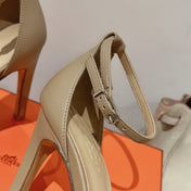 PREMIERE 115 SANDAL IN SAND BROWN CALFSKIN