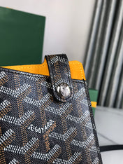 MONTMARTRE GM CASE 18 IN BLACK GOYARDINE CANVAS
