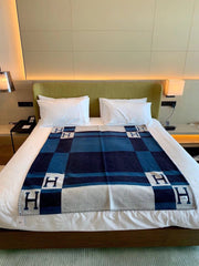 BLANKET 170 CM IN COLORFUL WOOL AND CASHMERE 689475