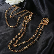 CHANEL 25S CHAIN BELT IN GOLD METAL 615892