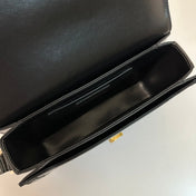 SOLFERINO 23 SATCHEL IN BOX BLACK CALFSKIN