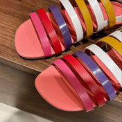 EPHESE SANDAL MULTI-COLOR CALFSKIN