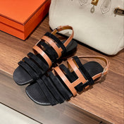 EPHESE SANDAL BLACK CALFSKIN