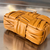 CANDY ARCO TOTE 20 IN RAW SIENNA SOFT LAMBSKIN