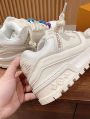 LV Trainer Maxi Sneaker White Calfskin