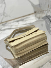 PRA CINI 23 MEDIUM BAG IN FLAX YELLOW RE-NYLON WITH STRAP