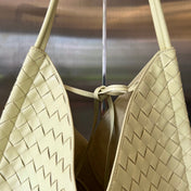 MEDIUM SOLSTICE 44 DARK CREAM LAMBSKIN